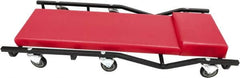 Whiteside - 660 Lb Capacity, 6 Wheel Creeper with Fixed Headrest - Steel, 40" Long x 5-1/8" High x 17" Wide - Americas Industrial Supply