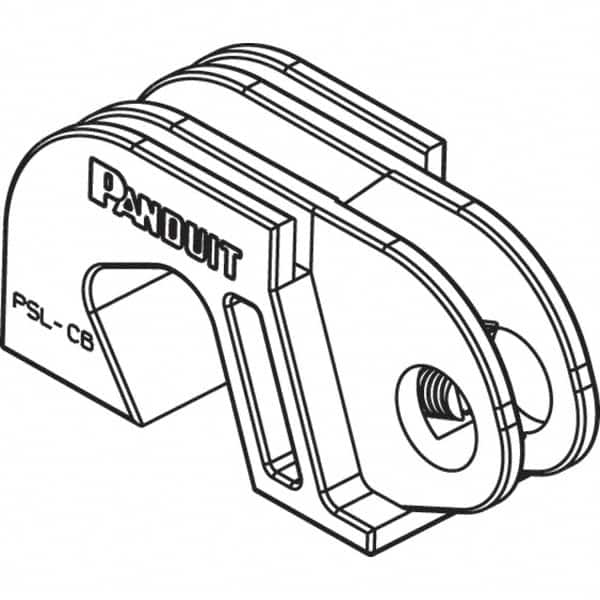 Panduit - Nylon Universal Circuit Breaker Lockout - 11/32 Max Cord Diam, 1 Padlock, 1 Circuit - Americas Industrial Supply