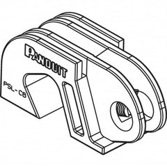 Panduit - Nylon Universal Circuit Breaker Lockout - 11/32 Max Cord Diam, 1 Padlock, 1 Circuit - Americas Industrial Supply