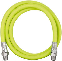 Legacy - 3' Long, 10,000 psi Operating Pressure, Rubber Grease Gun Hose - 1/8 NPT, 10,000 psi Burst Pressure - Americas Industrial Supply