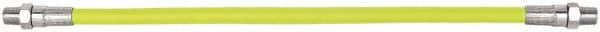 Legacy - 1' Long, 10,000 psi Operating Pressure, Rubber Grease Gun Hose - 1/8 NPT, 10,000 psi Burst Pressure - Americas Industrial Supply