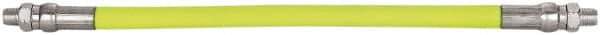 Legacy - 1' Long, 10,000 psi Operating Pressure, Rubber Grease Gun Hose - 3/16 NPT, 10,000 psi Burst Pressure - Americas Industrial Supply
