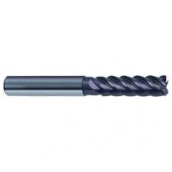 4mm Dia. - 65mm OAL - 5 FL Variable Helix Firex Carbide End Mill - Americas Industrial Supply