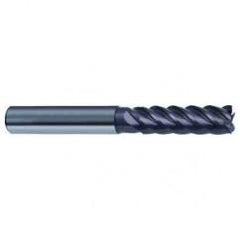 6mm Dia. - 65mm OAL - 5 FL Variable Helix Firex Carbide End Mill - Americas Industrial Supply