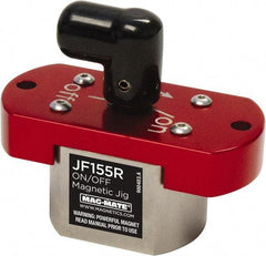 Mag-Mate - 155 Lb Load Capacity, Magnetic Clamp - 2.18" High x 2.64" Long x 1-1/4" Wide, 2 Poles - Americas Industrial Supply