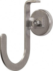 Mag-Mate - 42 Lb Capacity, 3-1/4" Projection, 304 Stainless Steel Magnetic J Hook - 5" OAL - Americas Industrial Supply