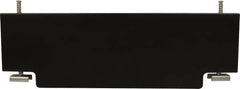 Mag-Mate - 2' Wide x 0.69' High, Stainless Steel Vertical Wind Welding Barricade - Black - Americas Industrial Supply