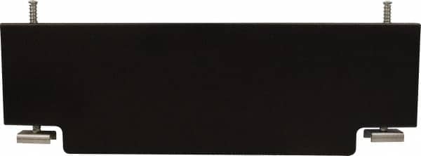 Mag-Mate - 3' Wide x 0.69' High, Stainless Steel Vertical Wind Welding Barricade - Black - Americas Industrial Supply