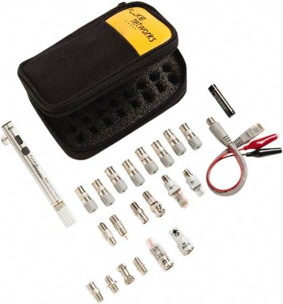 Fluke Networks - 24 Piece, Data & Video Kit - Comes in Clam Shell - Americas Industrial Supply