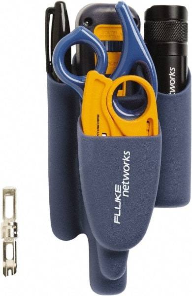 Fluke Networks - 7 Piece, Punchdown Tool Kit - Comes in Clam Shell - Americas Industrial Supply