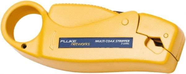 Fluke Networks - 1 Piece, Coaxial Wire Stripper - Comes in Clam Shell - Americas Industrial Supply