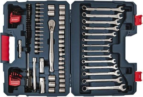 Crescent - 128 Piece 3/8" Drive Mechanic's Tool Set - Comes in Blow Molded Case - Americas Industrial Supply