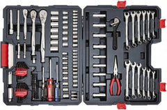 Crescent - 148 Piece 1/4, 3/8 & 1/2" Drive Mechanic's Tool Set - Comes in Blow Molded Case - Americas Industrial Supply