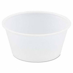 DART - Polystyrene Portion Cups, 3.25 oz, Translucent, 250/Bag, 10 Bags/Carton - Americas Industrial Supply