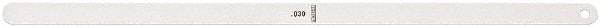 Starrett - Feeler Gages   Thickness (Decimal Inch): 0.0300    Leaf Length (Inch): 12 - Americas Industrial Supply