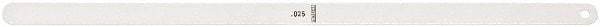 Starrett - Feeler Gages   Thickness (Decimal Inch): 0.0250    Leaf Length (Inch): 12 - Americas Industrial Supply