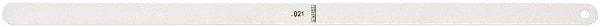 Starrett - Feeler Gages   Thickness (Decimal Inch): 0.0210    Leaf Length (Inch): 12 - Americas Industrial Supply