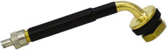 Milton - Clamp-In Tubeless Tire Valve - For Rim Holes 5/8", Rim Holes .453 - Americas Industrial Supply