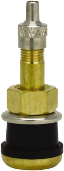 Milton - Clamp-In Tubeless Tire Valve - For Trucks, Buses - Americas Industrial Supply