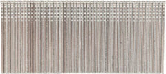 Stanley Bostitch - 16 Gauge 1/16" Shank Diam 1-1/2" Long Finishing Nails for Power Nailers - Steel, Bright Finish, Smooth Shank, Straight Stick Adhesive Collation, Round Head, Chisel Point - Americas Industrial Supply