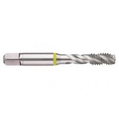 5/8-18 2B 3-Flute Cobalt Yellow Ring Semi-Bottoming 40 degree Spiral Flute Tap-Bright - Americas Industrial Supply