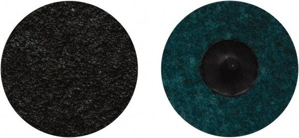 Norton - 4" Disc Diam, Aluminum Oxide Quick Change Disc - Type R Attaching System, Nonwoven, Blue, Coarse Grade, 12,000 RPM - Americas Industrial Supply