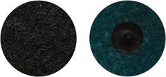 Norton - 4" Disc Diam, Aluminum Oxide Quick Change Disc - Type R Attaching System, Nonwoven, Blue, Coarse Grade, 12,000 RPM - Americas Industrial Supply