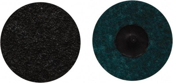 Norton - 3" Disc Diam, Aluminum Oxide Quick Change Disc - Type R Attaching System, Nonwoven, Blue, Coarse Grade, 18,000 RPM - Americas Industrial Supply