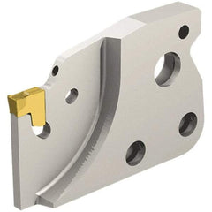 Iscar - 1.2992" Blade Height, 0.2835" Blade Width, 1.7913" OAL, Right Hand Cut, Single End Indexable Cut-Off Blade - DGPAD Blade, Do-Grip, JetHPLine, Modular Grip Series - Americas Industrial Supply