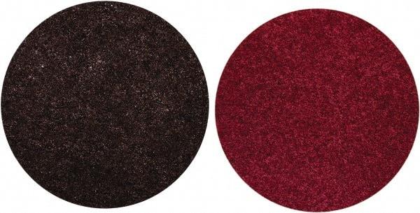 Norton - 4-1/2" Diam, Aluminum Oxide Hook & Loop Disc - Medium Grade, Nonwoven, Nylon Backing, - Americas Industrial Supply