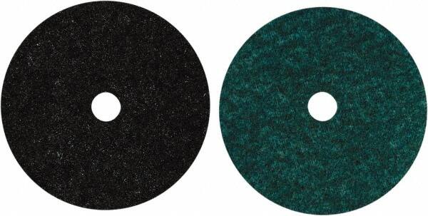 Norton - 7" Diam, Aluminum Oxide Hook & Loop Disc - Coarse Grade, Nonwoven, Nylon Backing, - Americas Industrial Supply