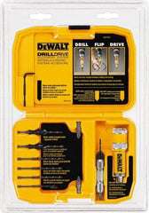 DeWALT - 12 Piece, Phillips Handle, Bit Set - Drilling/Screwdriving Utility Accessory Set Kit, 5/16" Hex Drive, Phillips Point - Americas Industrial Supply