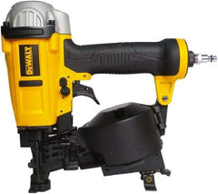 DeWALT - 3/4 to 1-3/4" Nail Length, 0.12" Nail Diam, Roofing Air Nailer - 70 to 120 psi - Americas Industrial Supply