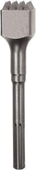 DeWALT - 1-3/4" Head Width, 10" OAL, 3/4" Shank Diam, Bushing Tool Chisel - SDS Max Drive, SDS Max Shank, Steel - Americas Industrial Supply