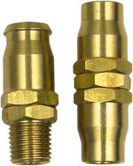 Stanley Bostitch - 1/4 Male NPT Universal Pneumatic Hose Air Hose Fitting - Steel, 1/4" Body Diam, 1/4" Hose ID - Americas Industrial Supply