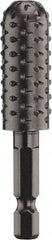 DeWALT - 1/2" Cut Diam, 1/4" Shank Diam, Cylinder Head Fine Diamond Cut Burr - Steel - Americas Industrial Supply