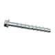 Powers Fasteners - 5/8" Diam, 5/8" Drill, 8" OAL, 1-1/8" Min Embedment Machine Screw Anchor Concrete Anchor - 1018 Case Hardened Steel, Zinc-Plated Finish, Hex Head, Hex Drive - Americas Industrial Supply