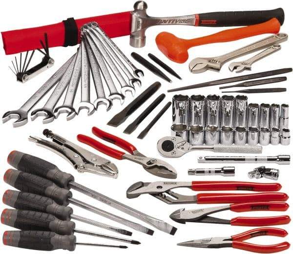 Proto - 62 Piece 3/8" Drive Master Tool Set - Comes in Tool Box - Americas Industrial Supply