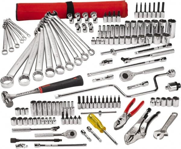 Proto - 126 Piece 1/4 & 3/8" Drive Master Tool Set - Comes in Top Chest - Americas Industrial Supply