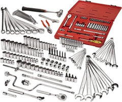 Proto - 179 Piece 1/4 & 3/8" Drive Master Tool Set - Comes in Roller Cabinet - Americas Industrial Supply