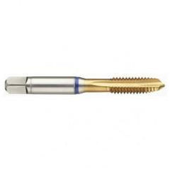 17624 2B 3-Flute PM Cobalt Blue Ring Spiral Point Plug Tap-TiN - Americas Industrial Supply