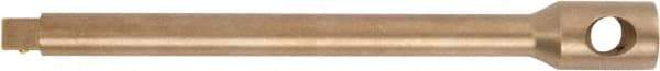 Ampco - 1/4" Drive Nonsparking Socket Extension Bar - 2" OAL, Uncoated Finish - Americas Industrial Supply