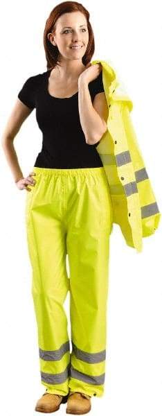 OccuNomix - Size 5XL, Yellow, Rain Pants - No Pockets - Americas Industrial Supply