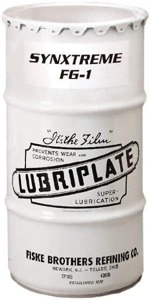 Lubriplate - 120 Lb Drum Calcium Extreme Pressure Grease - Tan, Extreme Pressure, Food Grade & High/Low Temperature, 440°F Max Temp, NLGIG 1, - Americas Industrial Supply