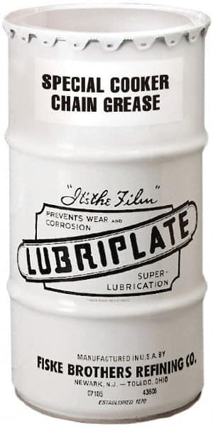 Lubriplate - 120 Lb Drum Petroleum General Purpose Grease - White, Food Grade, 400°F Max Temp, NLGIG 2-1/2, - Americas Industrial Supply