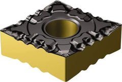 Sandvik Coromant - CNMG432 PF Grade 4325 Carbide Turning Insert - TiCN/AI2O3/TiN Finish, 80° Diamond, 1/2" Inscr Circle, 3/16" Thick, 1/32" Corner Radius - Americas Industrial Supply