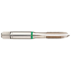 ‎4-40 3FL 2B Cobalt Spiral Point Plug Green Ring Tap-Bright Finish - Americas Industrial Supply