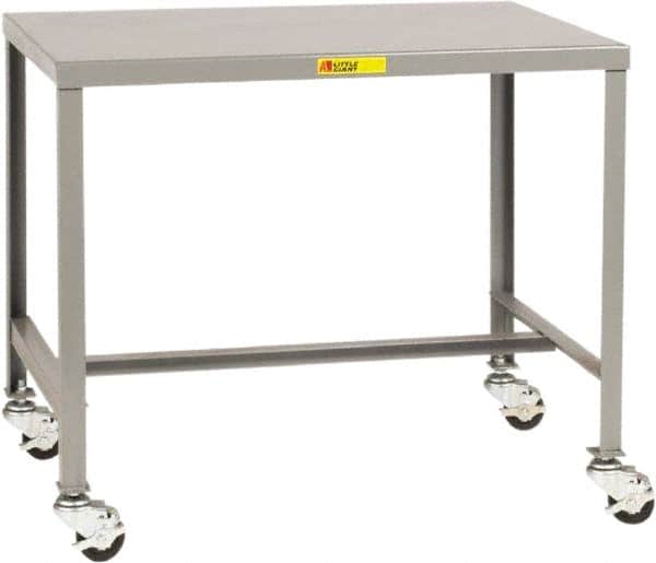 Little Giant - 36" Wide x 36" High x 24" Deep, Mobile Machine Table - 500 Lb Capacity - Americas Industrial Supply