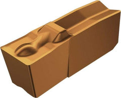 Sandvik Coromant - 20N151.3 4G Grade 1145, 2mm Cutting Width Carbide Grooving Insert - Neutral, TiAlN/AlCr2O3 Finish - Americas Industrial Supply