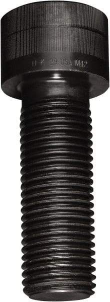 Holo-Krome - M48x5.00 Metric Coarse Hex Socket Drive, Socket Cap Screw - Grade 12.9 Alloy Steel, Black Oxide Finish, Fully Threaded, 110mm Length Under Head - Americas Industrial Supply